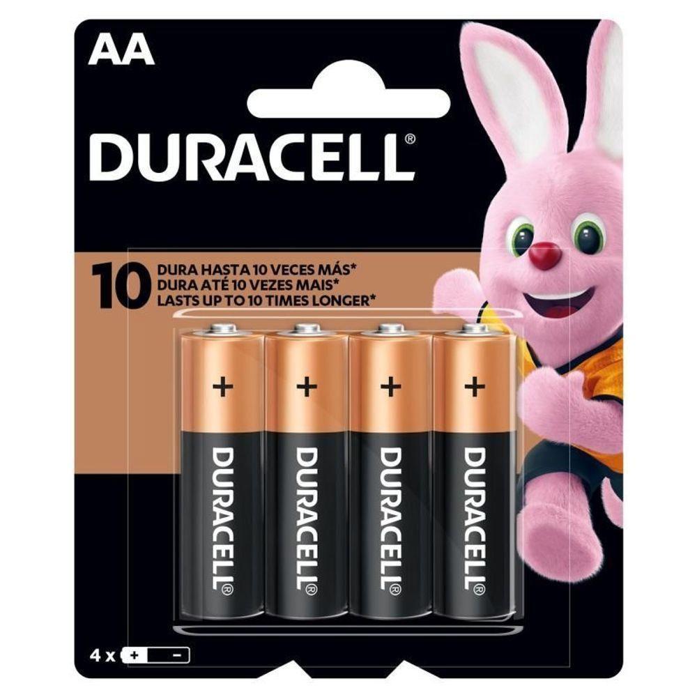 Pilha Duracell Alcalina 1 5v Aa Mn1500 Com 4 - 1