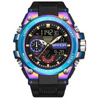 Relógio Masculino Esportivo Digital Multifuncional Azul Celeste - 1