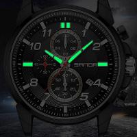 Relógios De Pulso Masculino Pulseira Silicone Design Classico Preto - 2