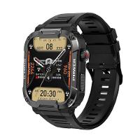 Relógio Inteligente Homens Bluetooth Chamada Smartwatch Mk66 Preto - 1