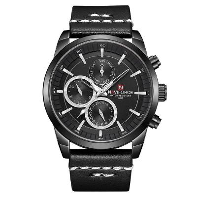 Relógio Esportivo Naviforce De Pulso Quartzo Preto