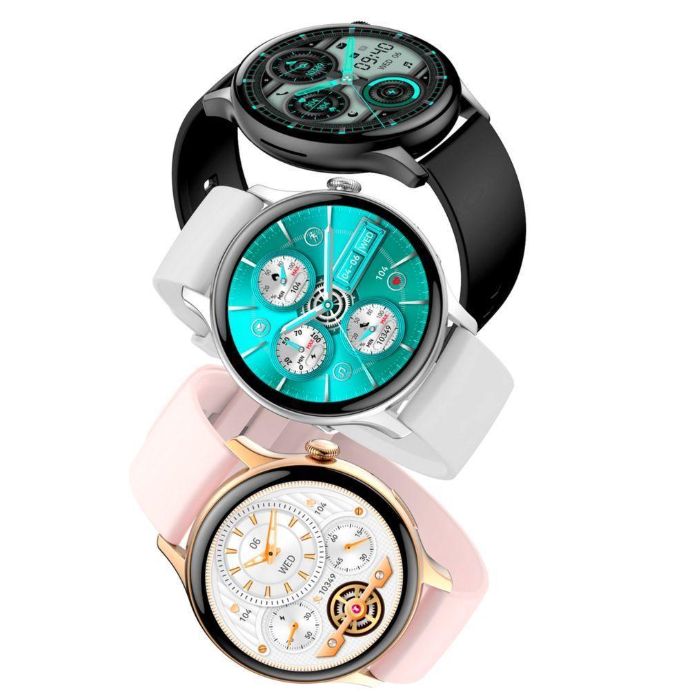 Relógio Inteligente Chamada Bluetooth Tela Amoled Hd Preto - 3