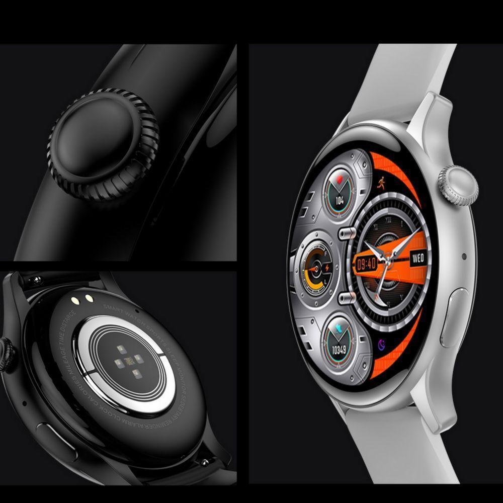 Relógio Inteligente Chamada Bluetooth Tela Amoled Hd Rosa - 5