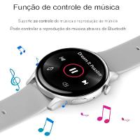 Relógio Inteligente Chamada Bluetooth Tela Amoled Hd Cinza - 5