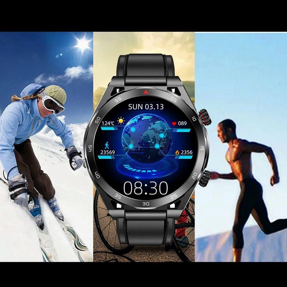 Relógio Inteligente De Fitness 1.39 " Ips 360x360 Display Chamada Bluetooth Preto - 2