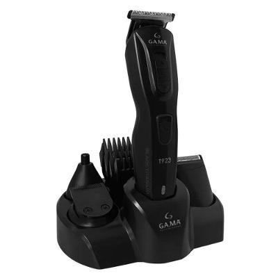 Aparador Elétrico Ga.Ma Italy Black Titanium T923 9 em 1 Preto para Barba Cabelo e Corpo Bivolt