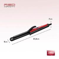 Modelador De Cachos Mondial Infinity Em-12 Cabo Giratório Bivolt Preto E Vermelho - 6