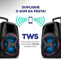 Caixa De Som Mondial Connect Power Plus Cm550 550w Bivolt - 3