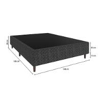 Base Box Para Colchão Casal Arezzo Umaflex 188cm X 138cm - 5