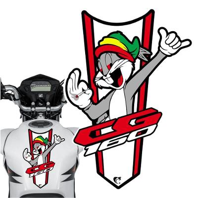 Adesivo Faixa Gravata Sem Resina Moto Cg 150/160 Pernalonga Vermelho Cor Cg 160