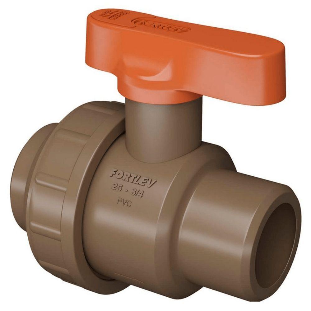 Registro Esfera Com União Soldavel 50mm Fortlev - 1