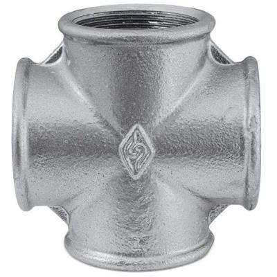 Cruzeta Galvanizada Rosca Bsp Berton Tamanho 1"