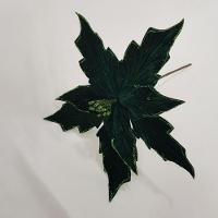 Flor Artificial Veludo Verde 30cm - 3