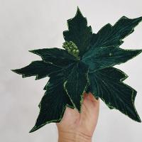 Flor Artificial Veludo Verde 30cm - 5