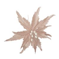 Flor Artificial Natal Rosa 34cm - 1