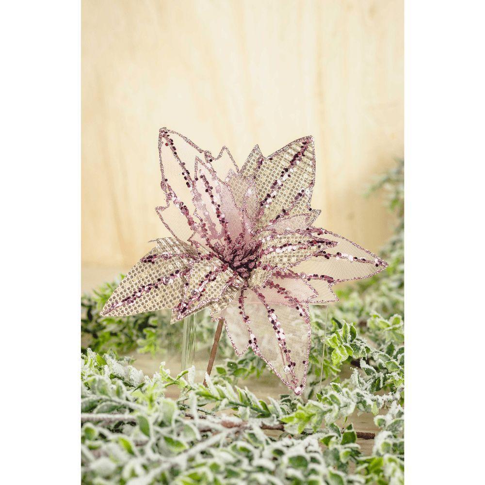 Flor Artificial Tule 30cm - 7