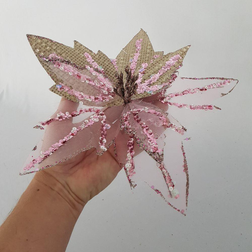 Flor Artificial Tule 30cm - 8