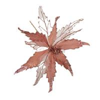 Flor Artificial Natal Rosa 30cm - 1