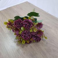 Flor Artificial Buquê Margaridas Com Cravo 30cm - 2