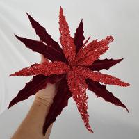 Flor Artificial Natal Vermelha 35cm - 5