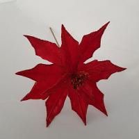 Flor Artificial Natal Vermelha 32cm - 2