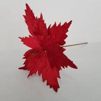 Flor Artificial Natal Vermelha 35cm - 3