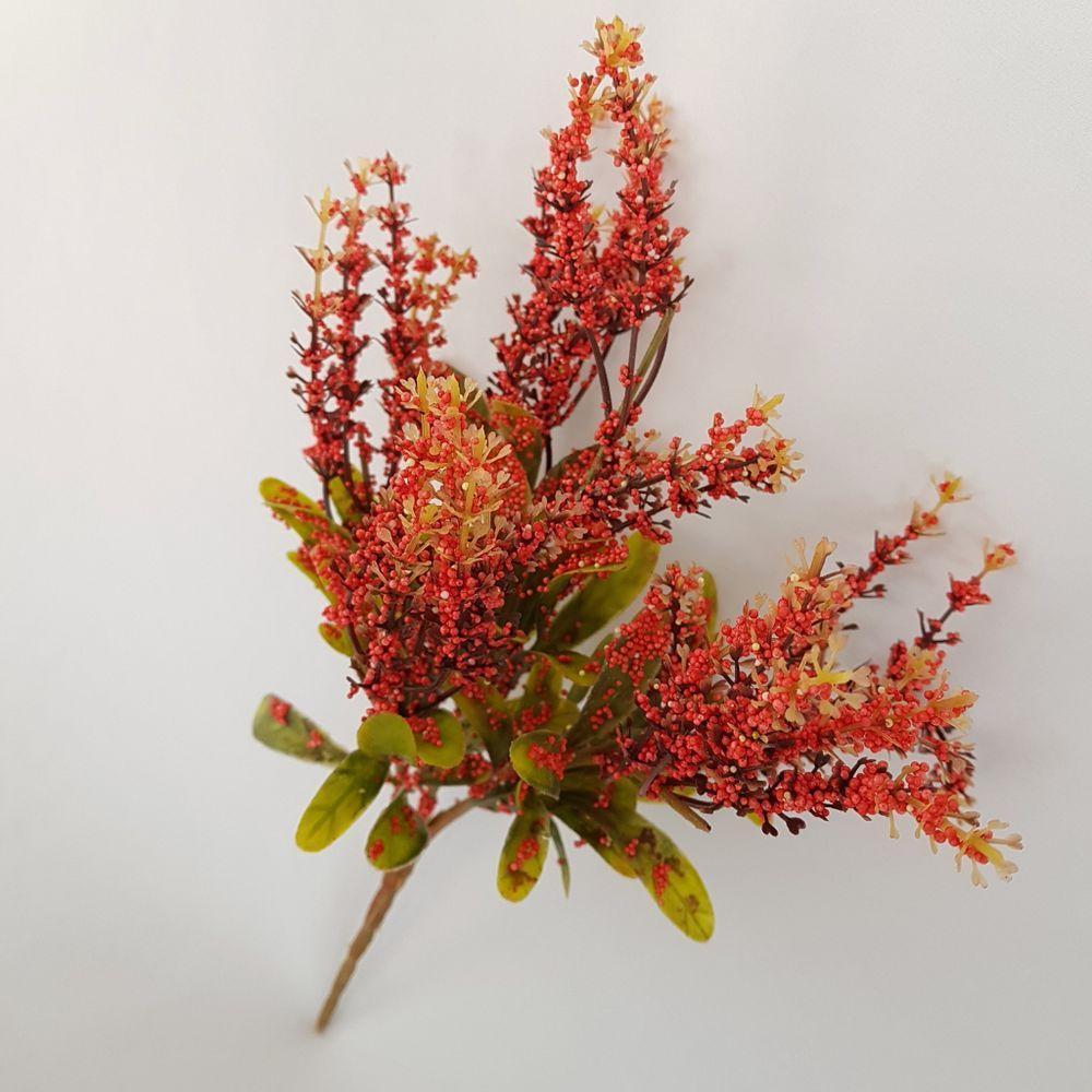 Flor Artificial Ramalhete 5 Ramos 32cm - 4