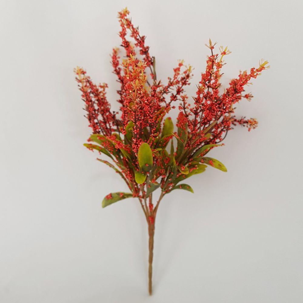 Flor Artificial Ramalhete 5 Ramos 32cm - 5