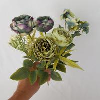 Flor Artificial Ramalhete 7 Ramos 33cm - 2