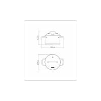 Caçarola Funda Tramontina Una Em Aço Inox Com Fundo Triplo E Tampa De Vidro 20 Cm 3,6 L Tramontina - 6
