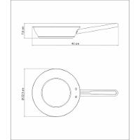 Frigideira Ventura Em Aço Inox Com Interno Antiaderente 20 Cm 1,3 L - 10