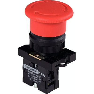 Botão De Emergência Tramontina Trp2-es542 1nf Base De Plástico Tramontina