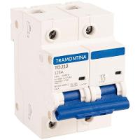 Minidisjuntor Tdj10 2 P 125 A 10 Ka Curva C Tramontina Tramontina - 1