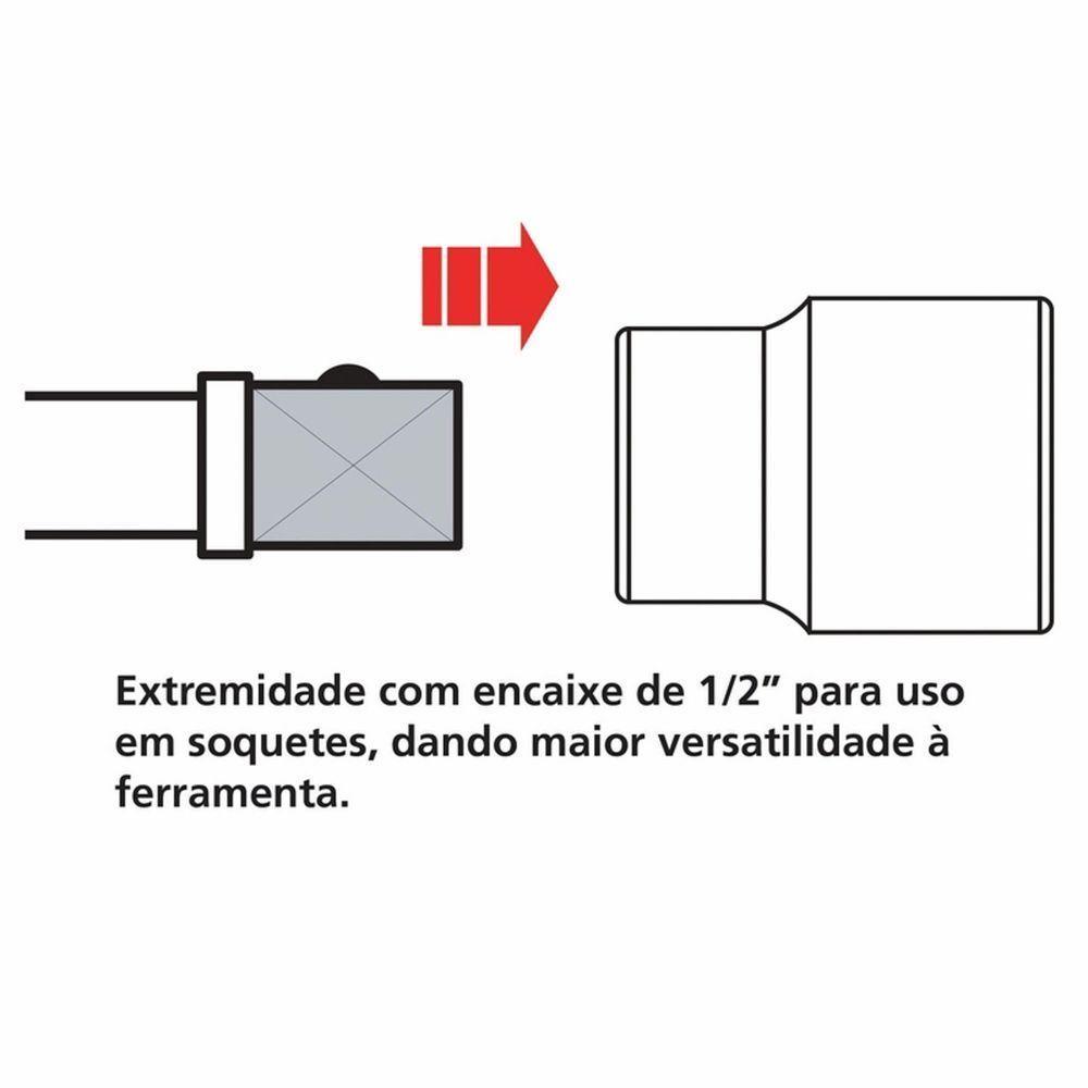 Chave De Roda Cruz Com Encaixe De 1/2" 17x19x21 Mm Tramontina Pro Tramontina - 2