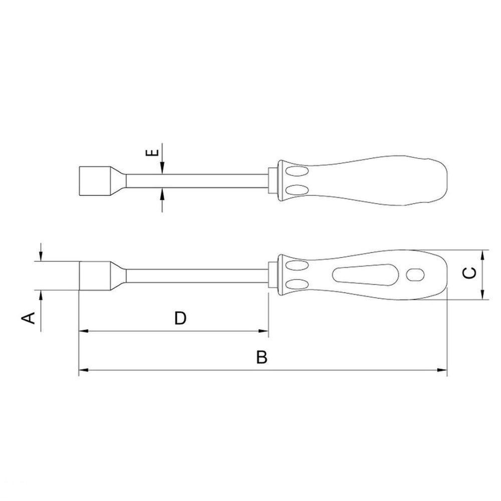 Chave De Fenda Canhão Em Aço Cromo Vanádio 9/16" X 125 Mm Tramontina Pro Tramontina - 2