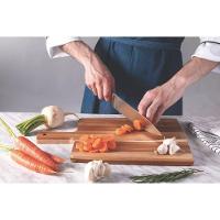 Fsc Tábua Retangular Tramontina Kitchen Em Madeira Teca Com Cabo 40x27 Cm Tramontina - 2