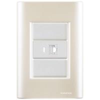 Cj Tomada Rj45 Rj 45 Ethernet Giz Pérola Tramontina Completo Pronto Tramontina - 1