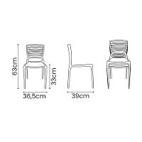 Cadeira Tramontina Sofia Infantil Em Polipropileno E Fibra De Vidro Amarelo Tramontina - 6