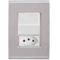 Cj Interruptor E Tomada 10a Liz Fendi Tramontina Completo Pronto Tramontina - 1