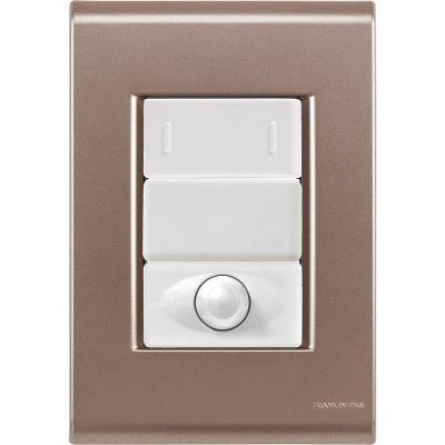 Cj Interruptor Paralelo + Dimmer Ajustável Liz Ouro Velho Tramontina Completo Pronto Tramontina