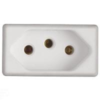 Cj Duas Tomadas Dupla 10a Liz Ouro Velho Tramontina Completo Pronto Tramontina - 2