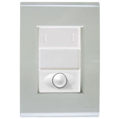 Cj Interruptor Paralelo + Dimmer Ajustável Liz Verde Ardósia Tramontina Completo Pronto Tramontina