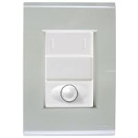 Cj Interruptor Paralelo + Dimmer Ajustável Liz Verde Ardósia Tramontina Completo Pronto Tramontina - 1