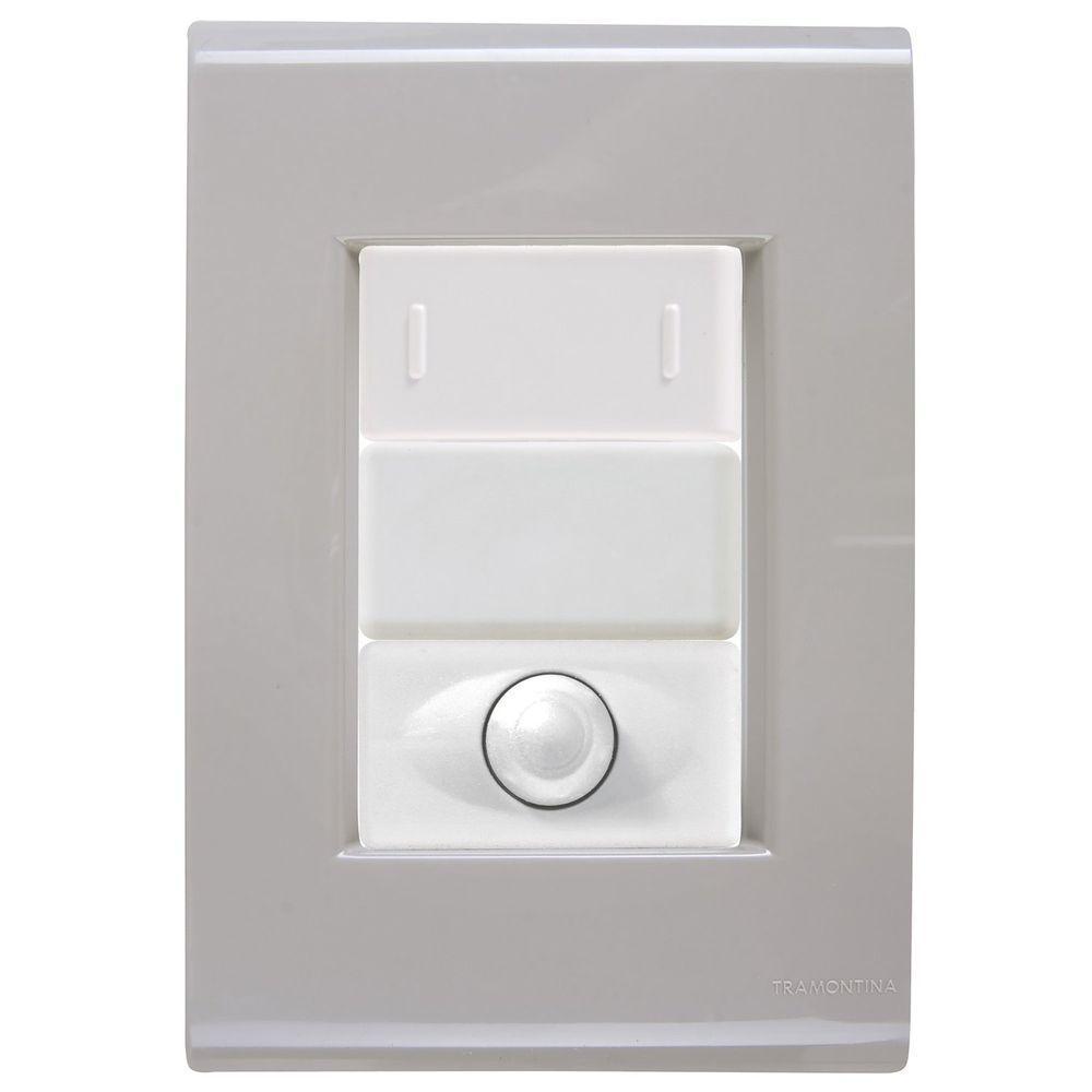 Cj Interruptor Paralelo + Dimmer Ajustável Liz Fendi Tramontina Completo Pronto Tramontina - 1