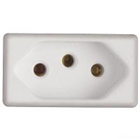 Cj Interruptor E Duas Tomadas 10a E 20a Liz Ouro Velho Tramontina Completo Pronto Tramontina - 5