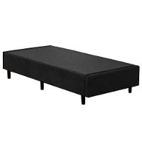 Cama Box Solteiro Suede + Colchão De Espuma D33 - Sereneprime - 88cm Preto - 9