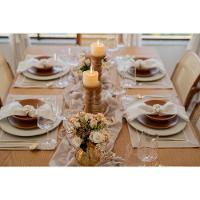 Jogo De Jantar Em Cerâmica Unni Com 30 Peças Oxford Avelã