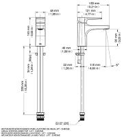 Misturador Monocomando Docol Lift 795906 Onix - 3