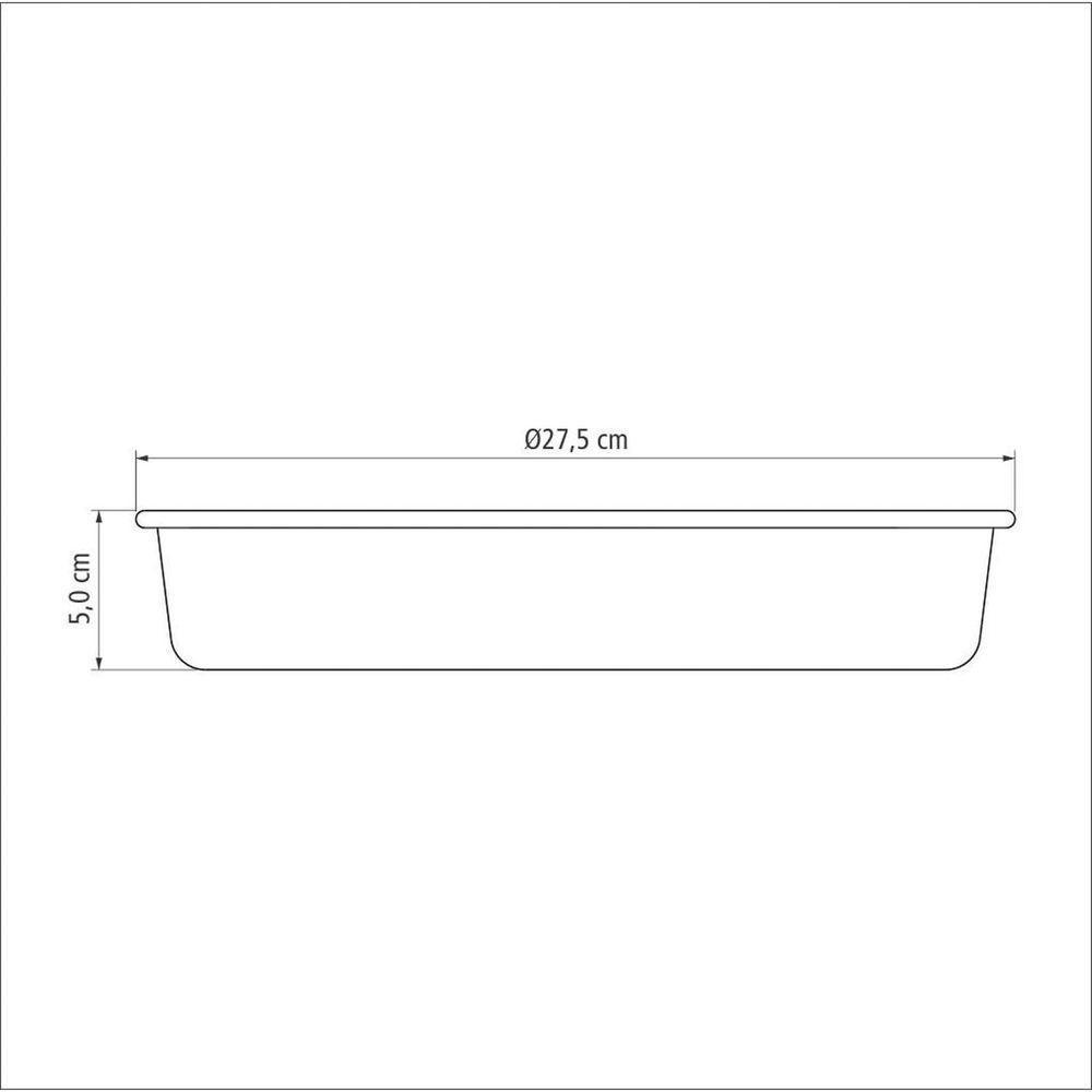 Assadeira Redonda Alumínio Com Revestimento Antiaderente Starflon T1 Grafite 26 Cm 2,4 L Tramontina - 5
