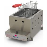 Tacho Fritador Retangular Fritura 1 Cesto Gas 5 Litros óleo Pr-10g - Progás - 1